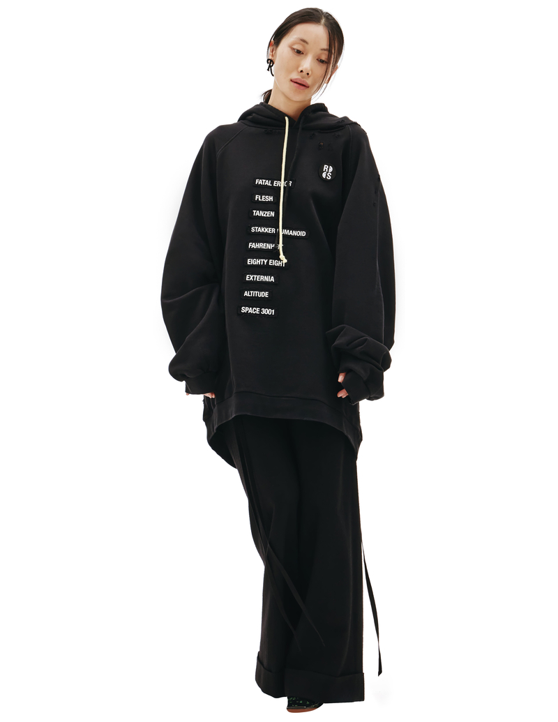 Raf Simons Raf Simons x Smiley Oversized Patched Hoodie