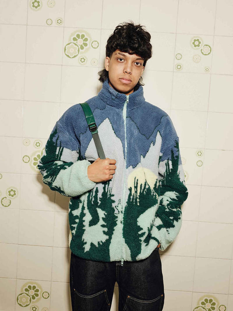 house of sunny のteddy pullover jacket House of Sunny Teddy Pullover - Pistachio | Garmentory