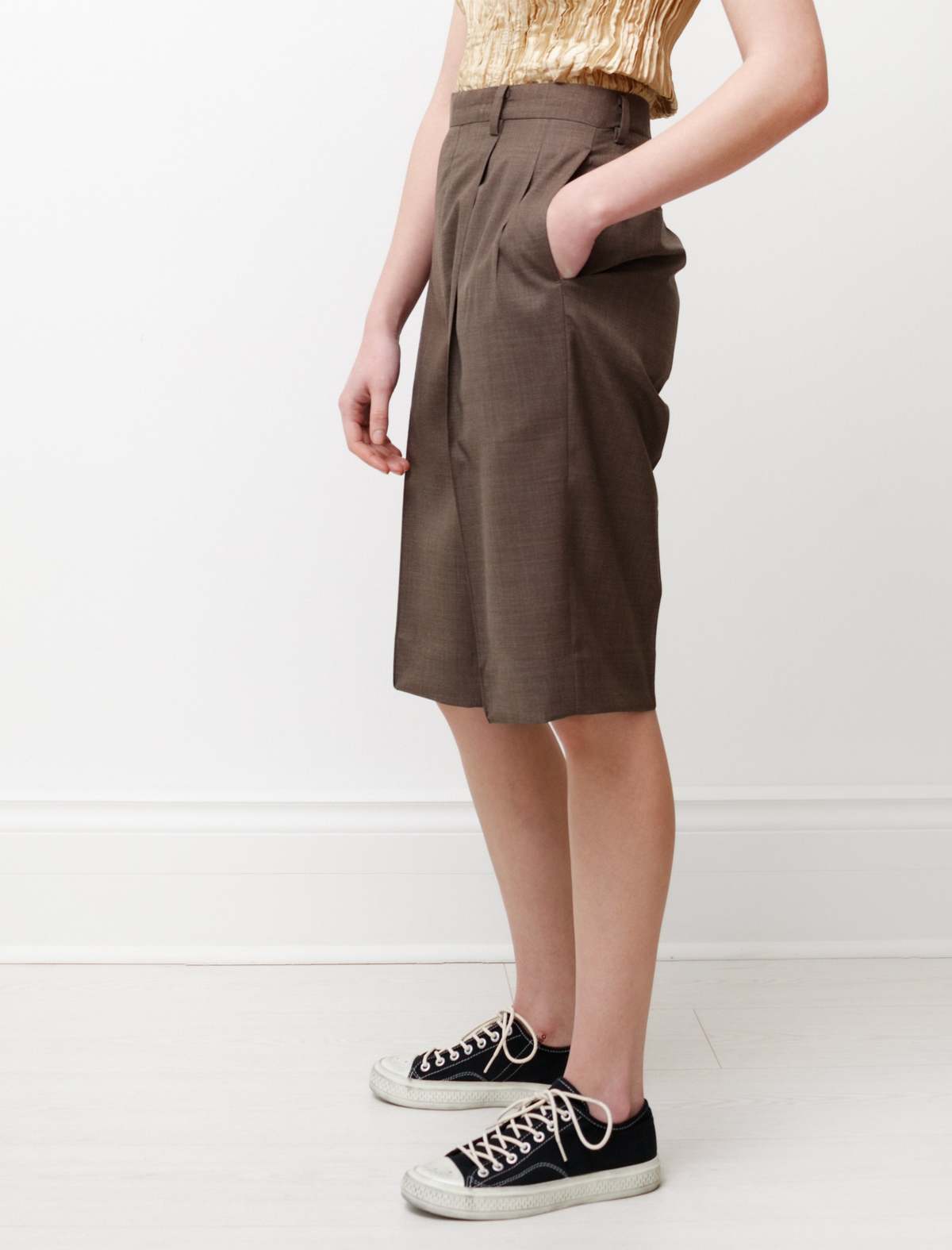 【AURALEE 22SS】 TROPICAL WOOL SHORTS サイズ0 AURALEE 22ss TROPICAl WOOL SHORTS サイズ0（AURALEE