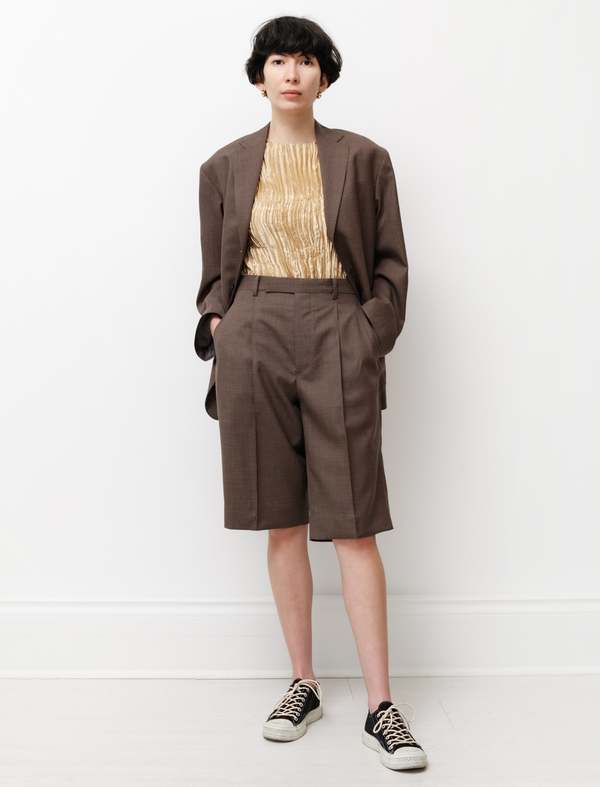 【AURALEE 22SS】 TROPICAL WOOL SHORTS サイズ0 Tropical Wool Shorts – La Garçonne
