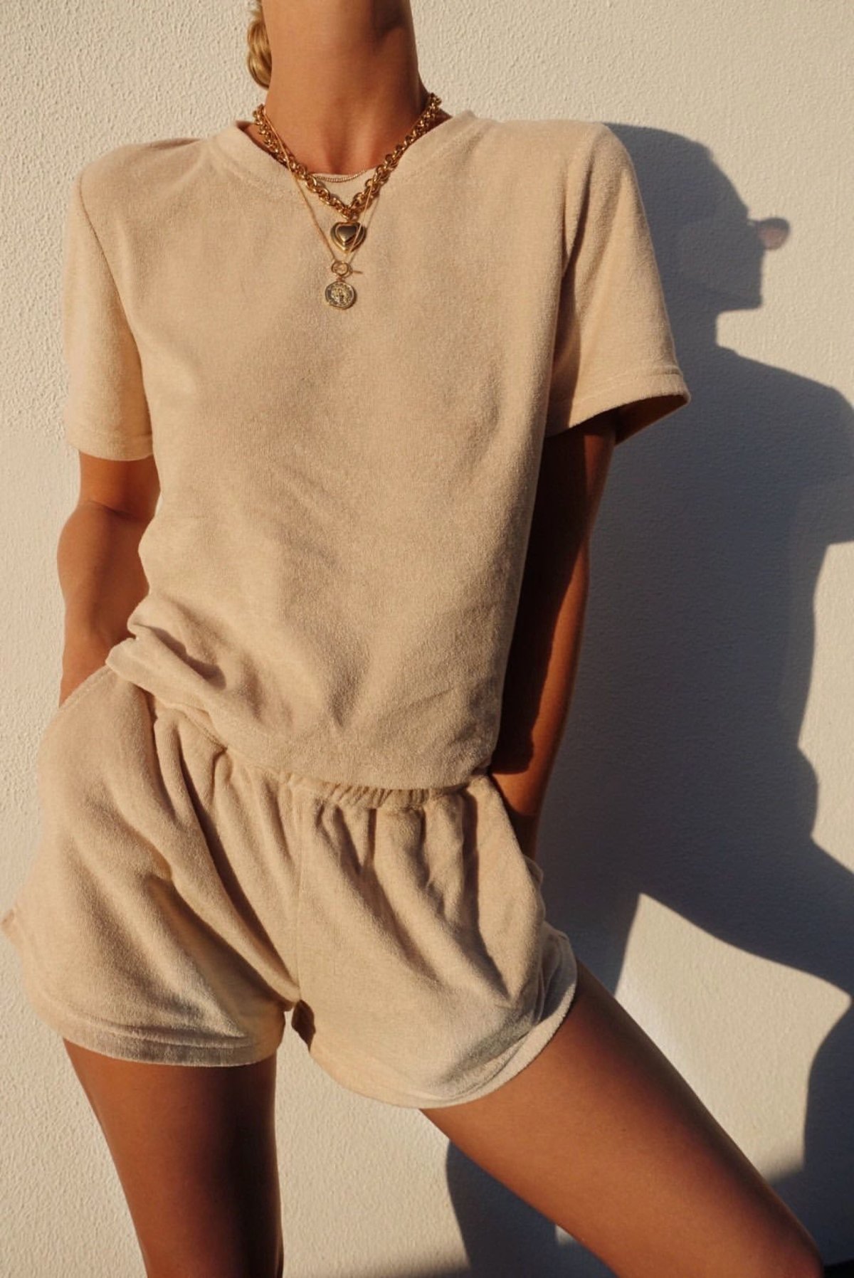 Araminta James Terry Classic Set - Biscuit - Image 1 of 8