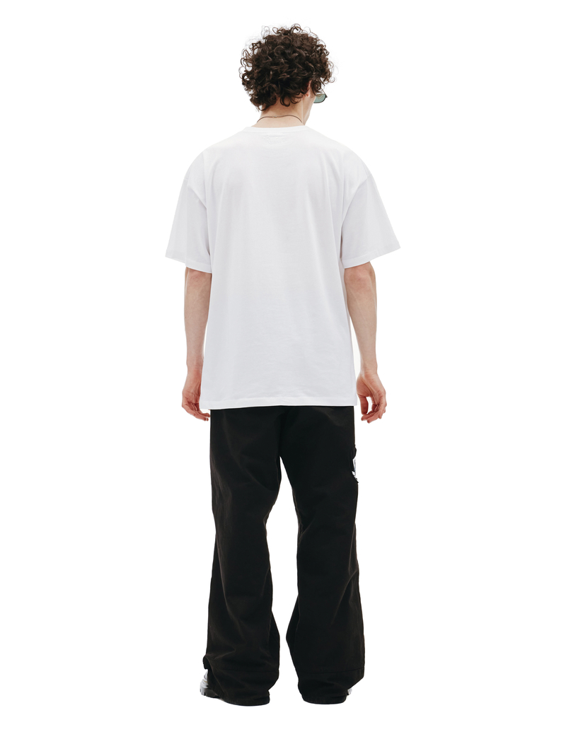 Raf Simons x Smiley Oversized Drawing Print T-Shirt | Garmentory