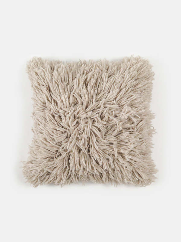 Erica Tanov Luxe Pujpu Shag Pillow - Fawn