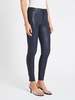 J Brand Mid Rise Skinny Leather Pant - Thumbnail 2