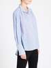 FRAME Denim Pleated Clean Collar Shirt - Navy Multi - Thumbnail 2