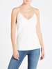 FRAME Denim Satin Lounge Tank - Off White - Thumbnail 2