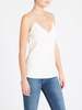 FRAME Denim Satin Lounge Tank - Off White - Thumbnail 3