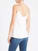 FRAME Denim Satin Lounge Tank - Off White - Thumbnail 4