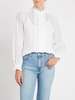 FRAME Denim Scallop Button Down Shirt - Blanc - Thumbnail 1