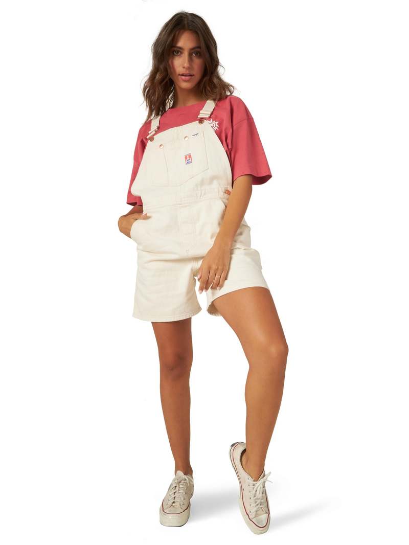 Wrangler White Linen Overalls Denim Wrangler White Overalls