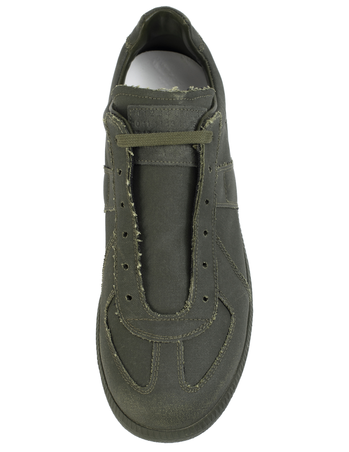 Maison Margiela Replica Canvas Sneakers - Khaki | Garmentory