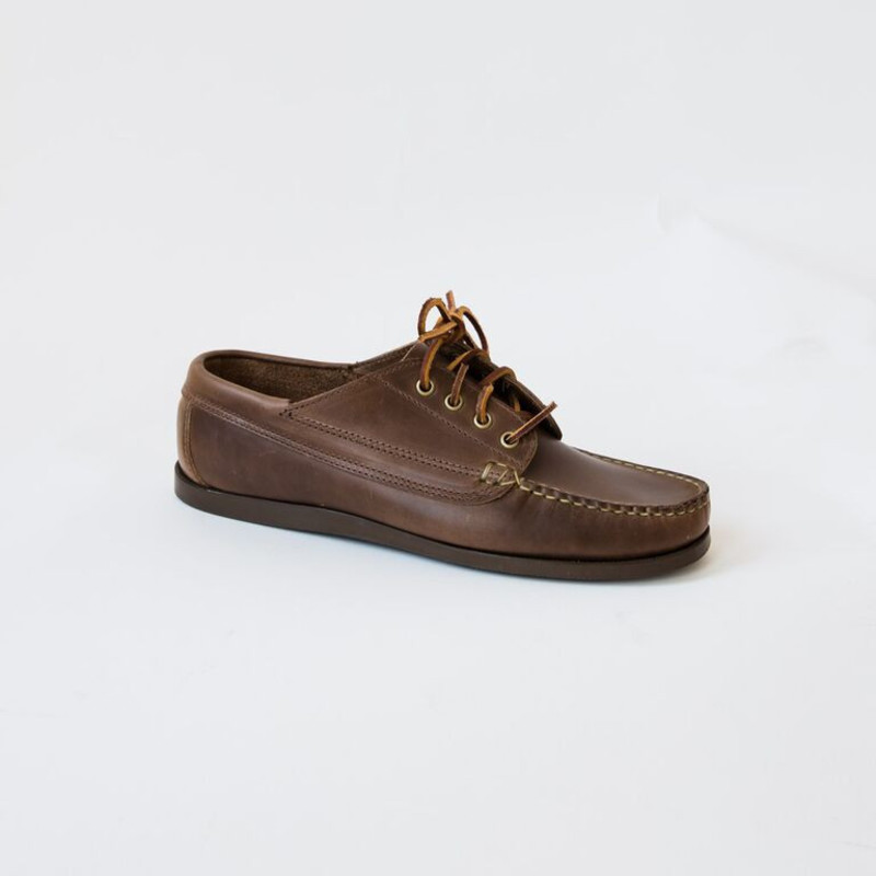 未使用 OAK STREET BOOTSMAKERS Trail Oxford Trail Oxford - Navy Chromexcel, Camp Sole - Made in USA