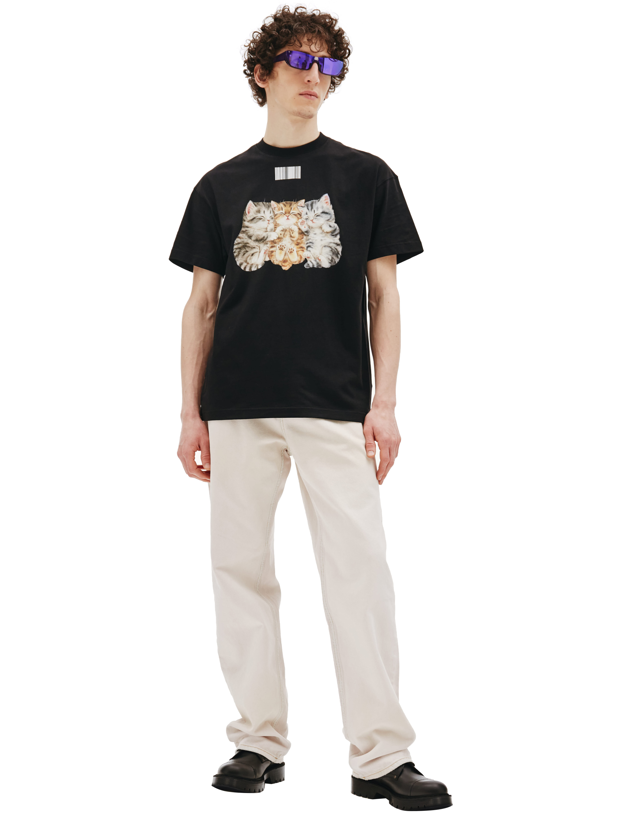 VTMNTS Cute Cats Cotton T-shirt | Garmentory