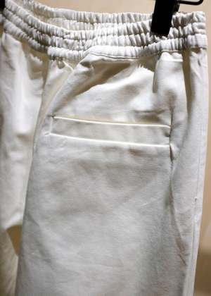 Gabriela Coll Garments Cotton Canvas Gathered Trousers - White