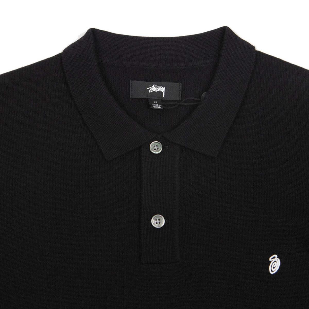 Classic S/S Polo Sweater 'Black' | Garmentory