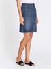 MiH Jeans Nova Skirt - Mid Denim - Thumbnail 2