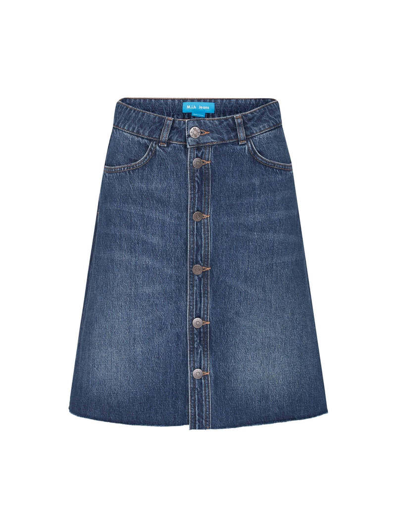MiH Jeans Nova Skirt - Mid Denim