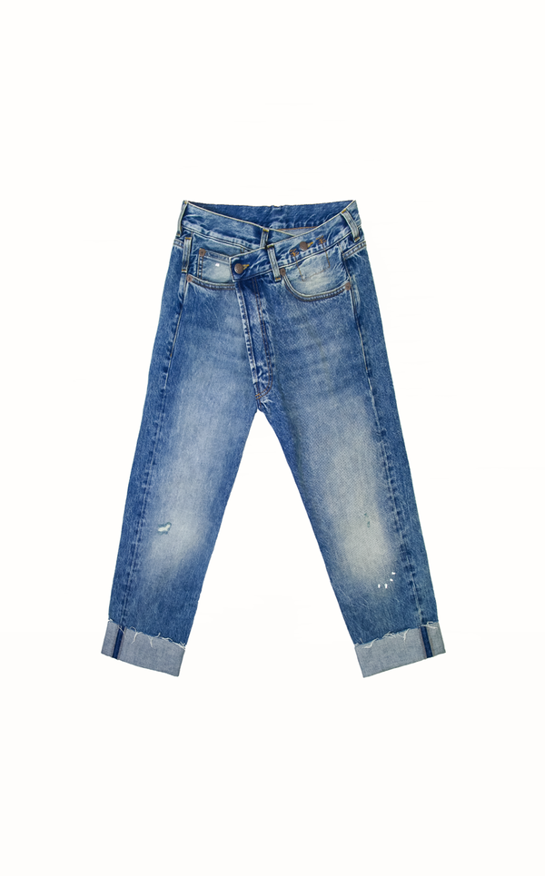 R13 Cross Over Jean - blue | Garmentory