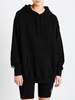 LES GIRLS LES BOYS Oversized Hoodie - Black - Thumbnail 1