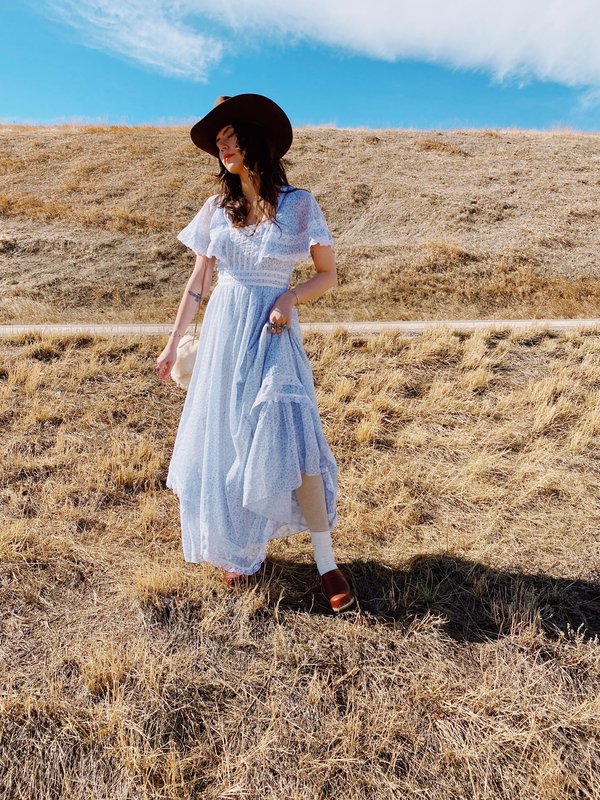 white flowy beach dress Ruffle Maxi Dress, Long Flowy Beach Cotton Dress, Beach Bride