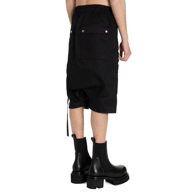 パンツ Rick Owens DRKSHDW DRAWSTRING PODS S DRAWSTRING PODS BLACK - RICK OWENS DRKSHDW(リック オウエンス