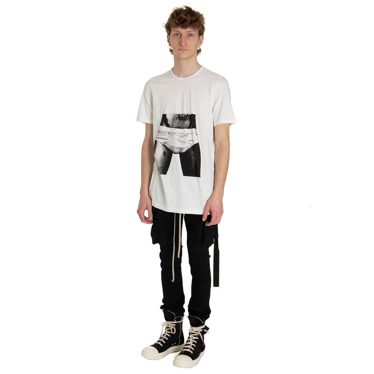 RICK OWENS DRKSHDW Mastodon Cut pants - Black | Garmentory