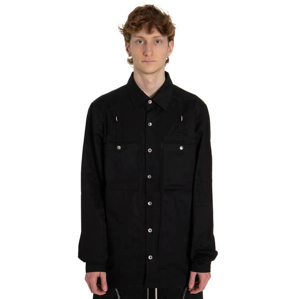 トップス Rick Owens DRKSHDW OUTERSHIRT RICK OWENS DRKSHDW Outershirt - Balck | Garmentory
