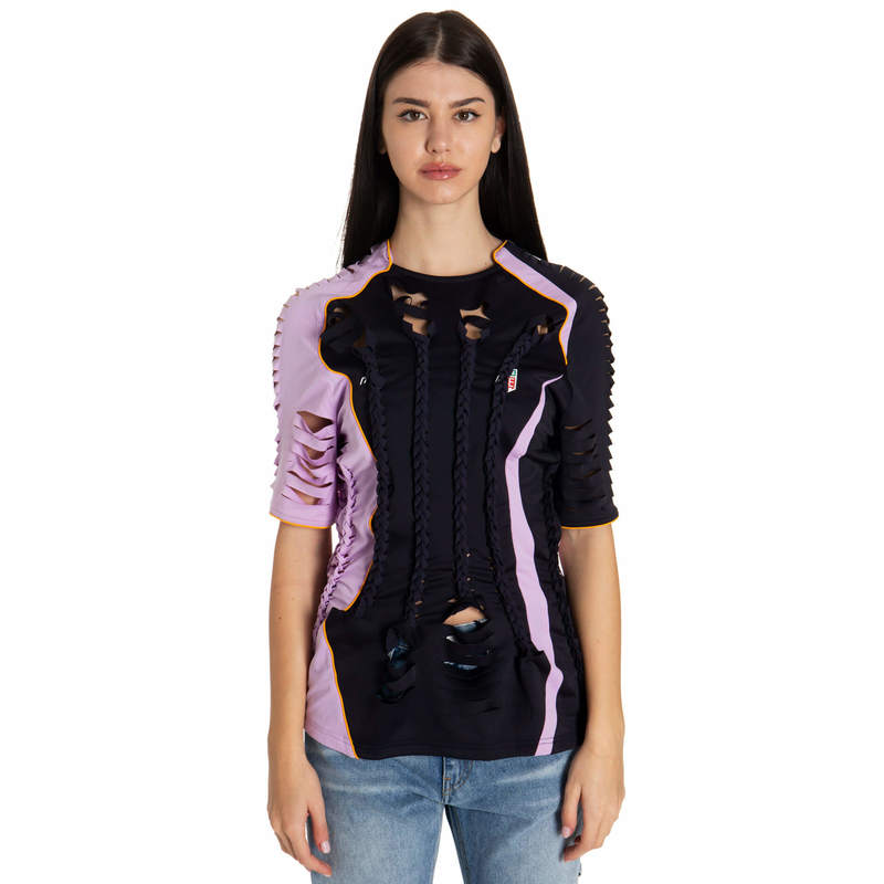 Unisex MARTINE ROSE Football knotted top - Multicolor
