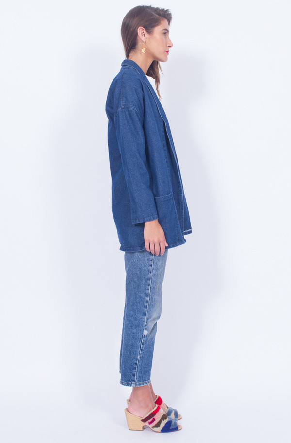 denim duster jacket