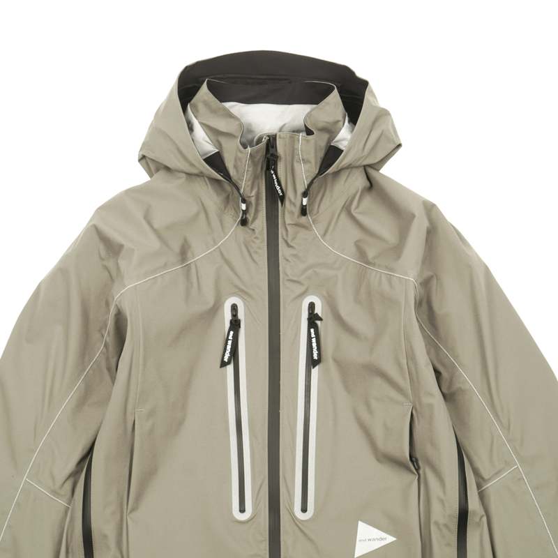 And Wander Pertex Shield Rain Jacket - Grey | Garmentory
