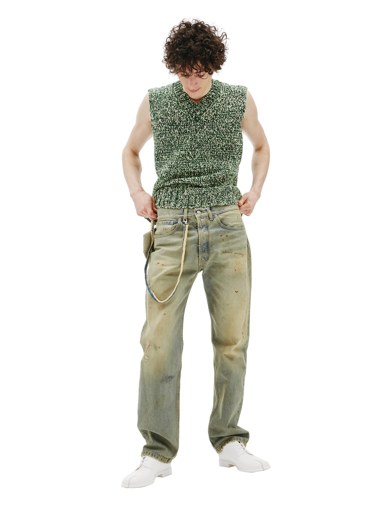 デニム・ジーパン Maison Margiela Jeans Memory Of Maison Margiela Memory Of Skinny Jeans | Black | FARFETCH