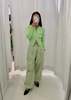 Amomento Drawstring Pants - Lime - Thumbnail 1