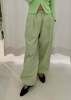 Amomento Drawstring Pants - Lime - Thumbnail 2