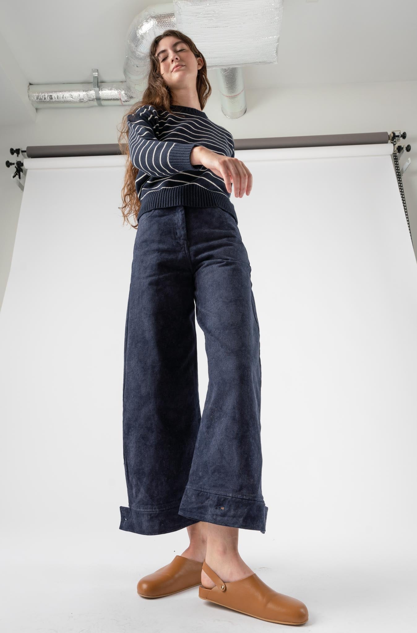 Henrik Vibskov Pile Denim Pants - Blue Wash | Garmentory