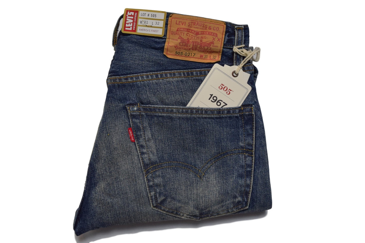 Levis Vintage Clothing 1967 505 Jeans Dropout Boogie Wash | Garmentory