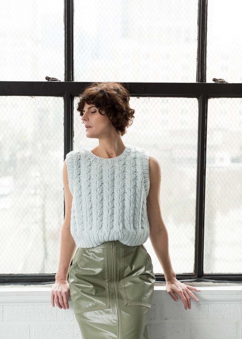 Rachel Comey Romulo Vest Light Blue Garmentory