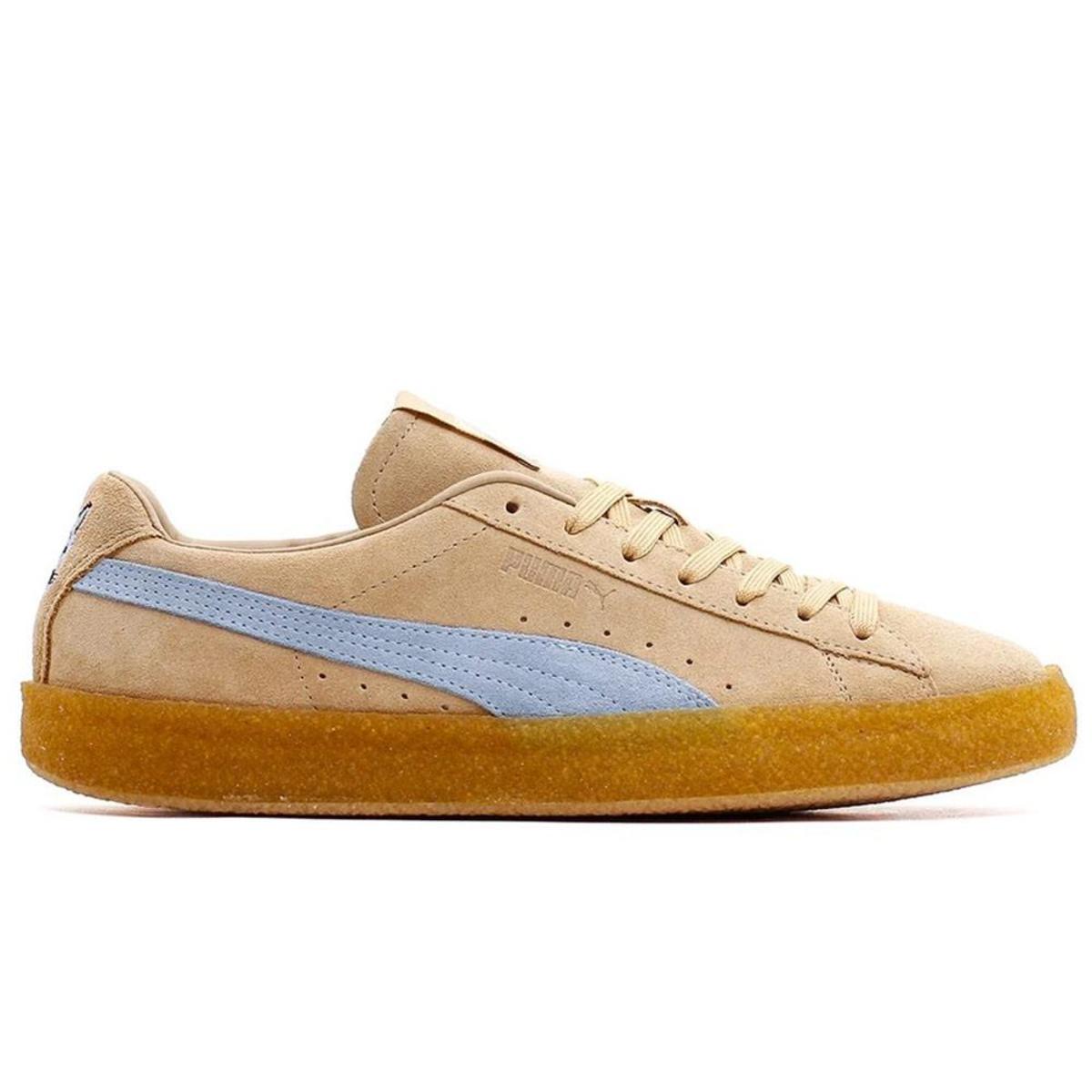 puma x maison kitsuné suede crepe trainers