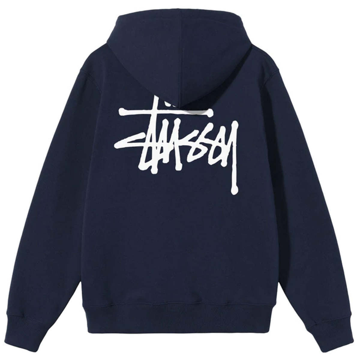 STUSSY STOCK ZIP HOODIE ネイビー Basic Stüssy Zip Hoodie – Navy | Tee & Sweats | Stüssy