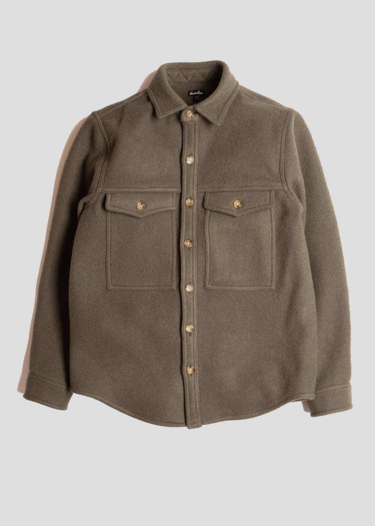 Steven Alan Double Pocket Shirt Jacket - Loden | Garmentory