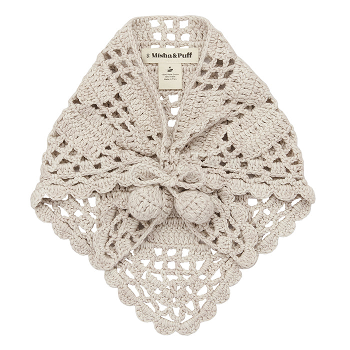 Misha & Puff クロシェ スケポン 6-7y MOON Kids Misha & Puff Crochet Kerchief - Moon | Garmentory