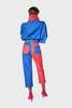 Space Talk Darby Pant - Blue/Raspberry - Thumbnail 2