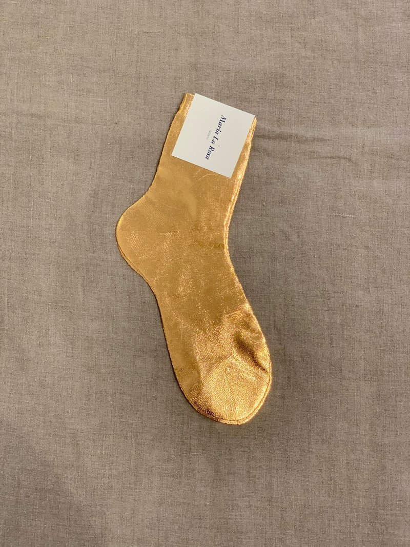 SOCKS Metallic Silk Socks - Maria La Rosa | Garmentory