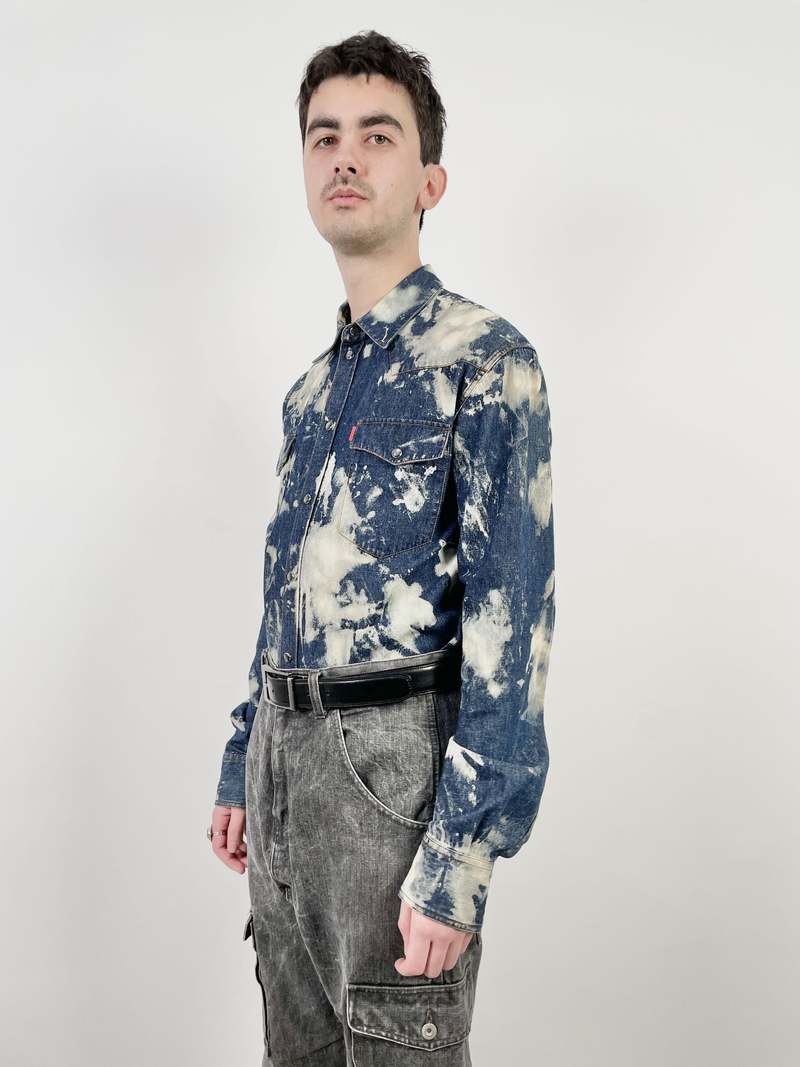 t*u様 Alexander McQueen 1996ss Denim shir 27613700_57444214_600.jpg