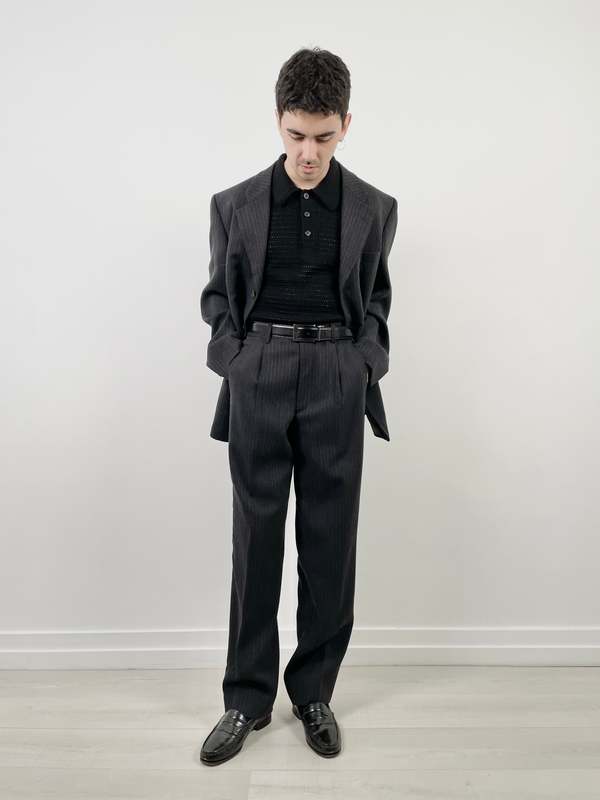 Issey Miyake Vintage Wool Pinstripe Suit Set | Garmentory