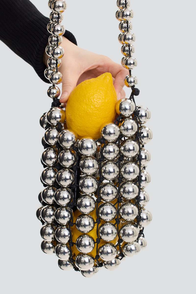 KARA Orb Bag - Silver