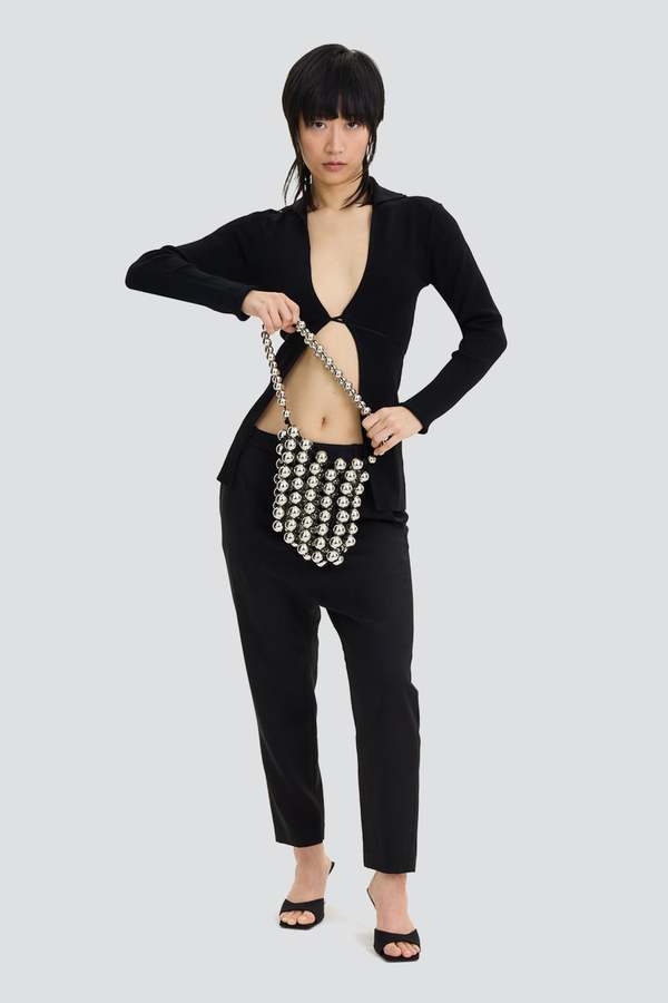 KARA Orb Bag - Silver