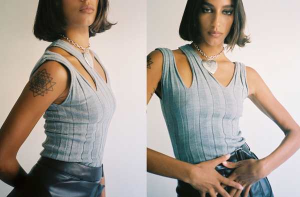 Baserange Adler Tank - Grey | Garmentory