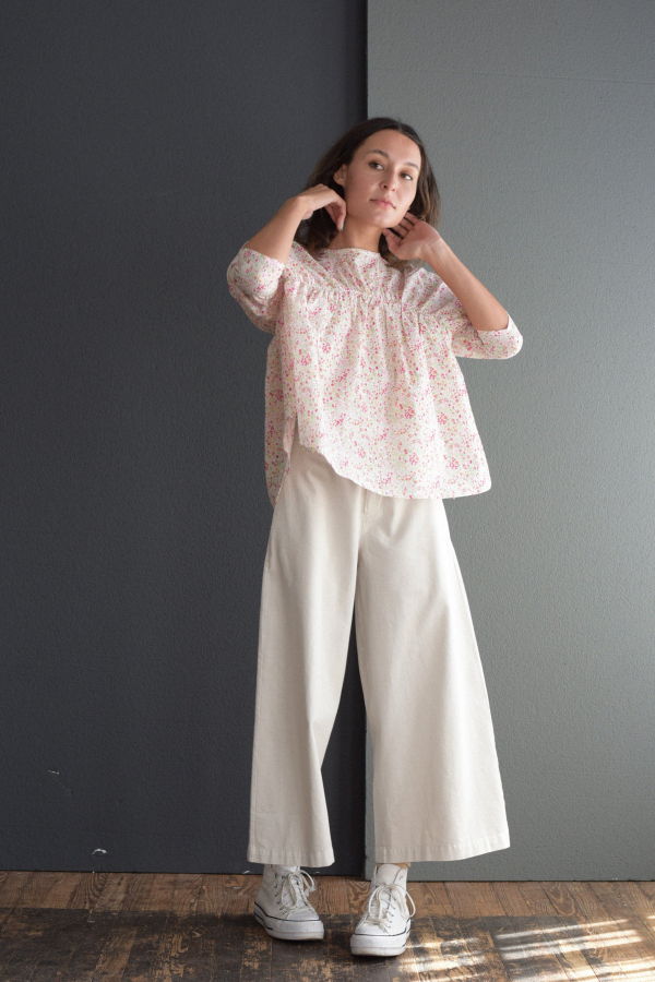 Odàmi Spring Flowers Blouse - cream