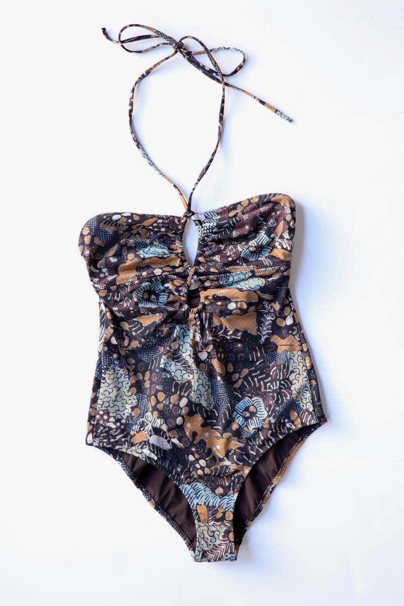 ワンピース水着 ULLA JOHNSON Women Swimsuit PS251710 NOI Black Ophelia Maillot - Noir Black One Piece Swimsuit - Ulla Johnson