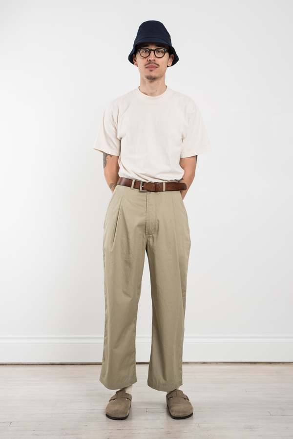 Universal Works Sailor Pant Fine Twill - Stone | Garmentory